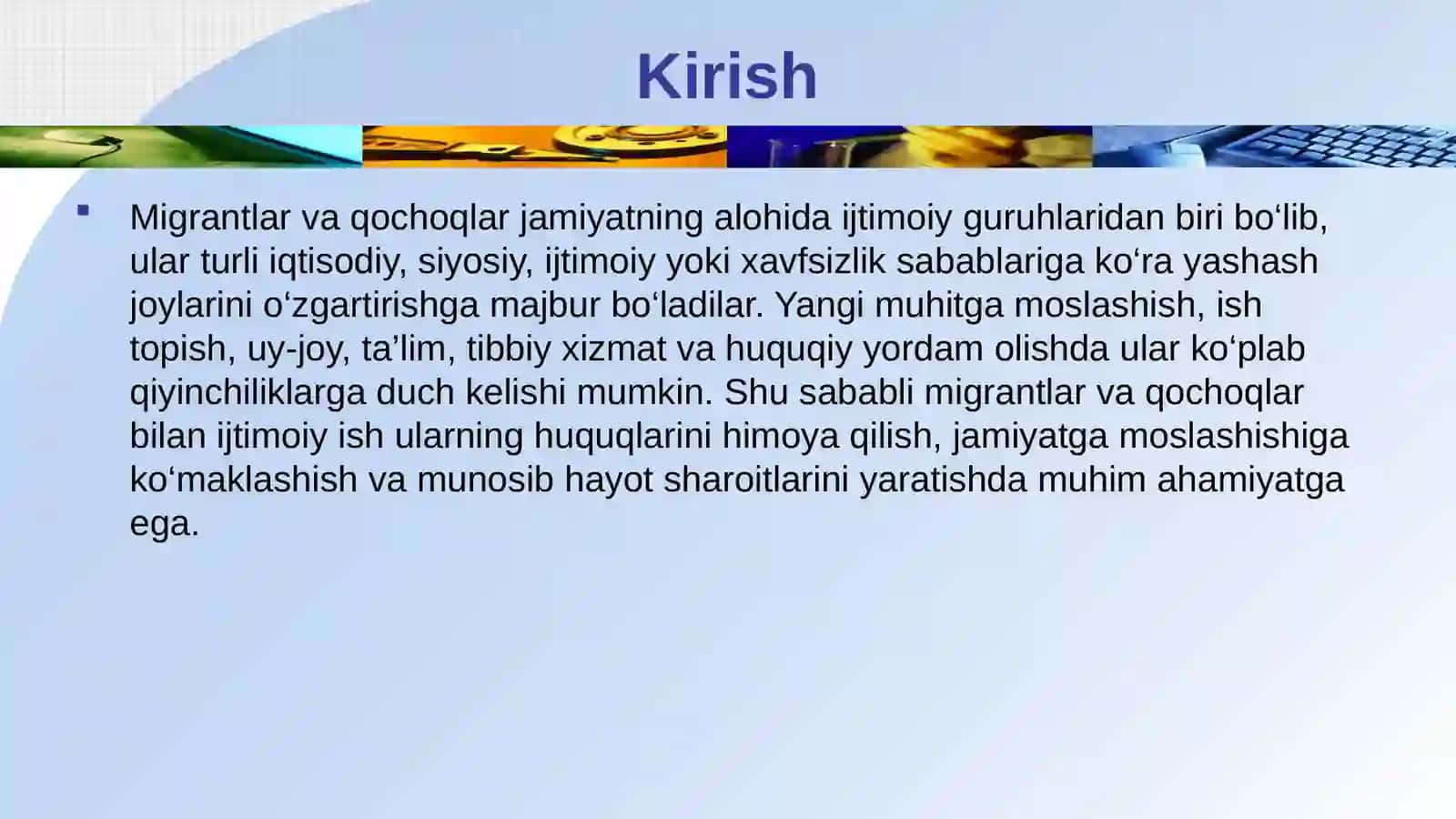 Migrantlar va qochoqlar bilan ijtimoiy ish 3