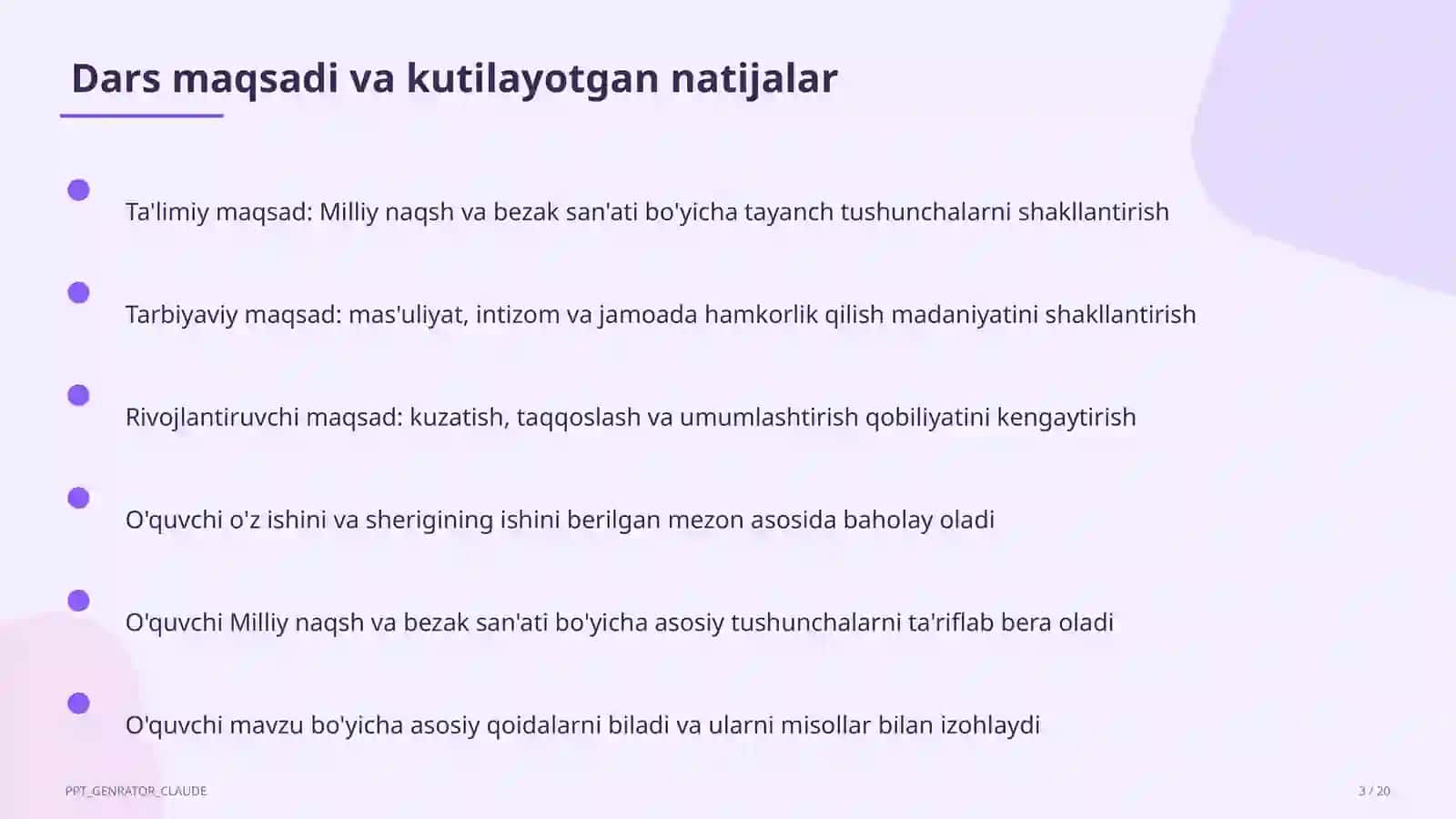 Milliy naqsh va bezak san'ati (3-sinf) 3