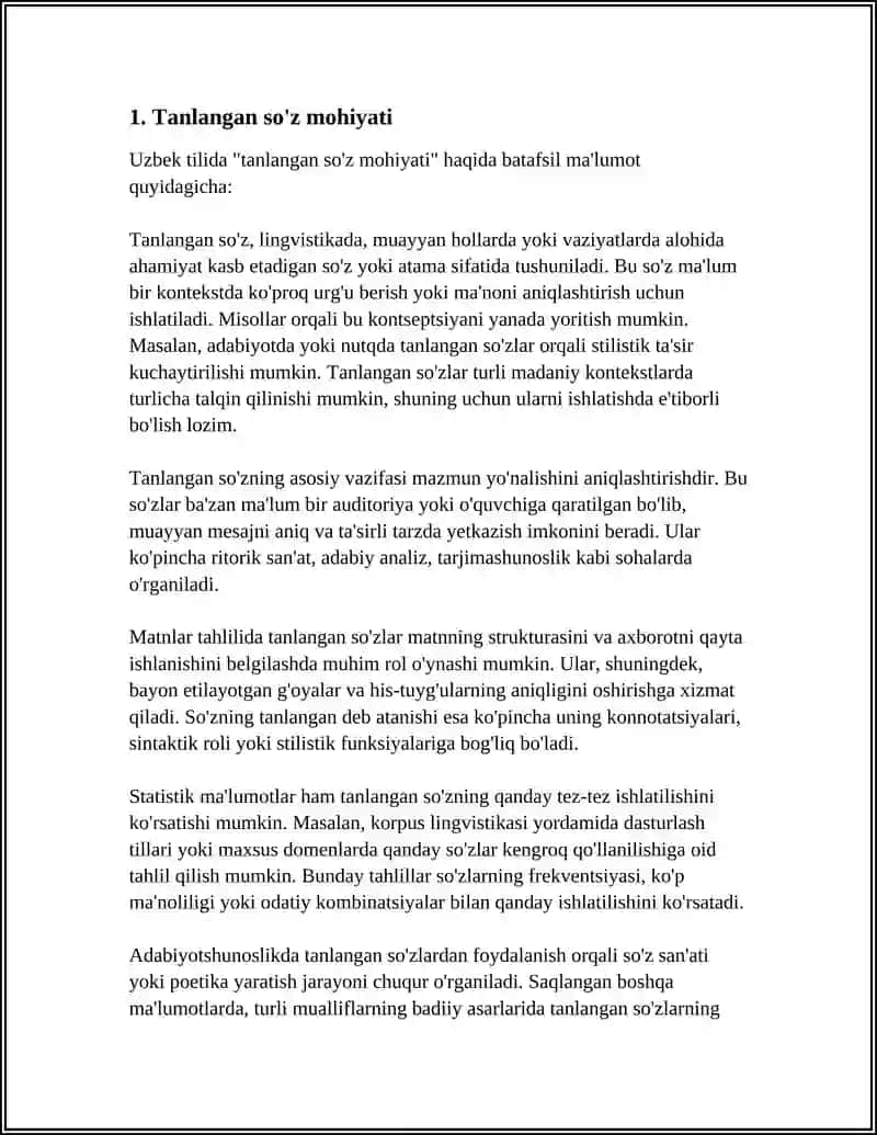MATNGA XOS SOZNI TANLASH VA MATN TUZISH 3