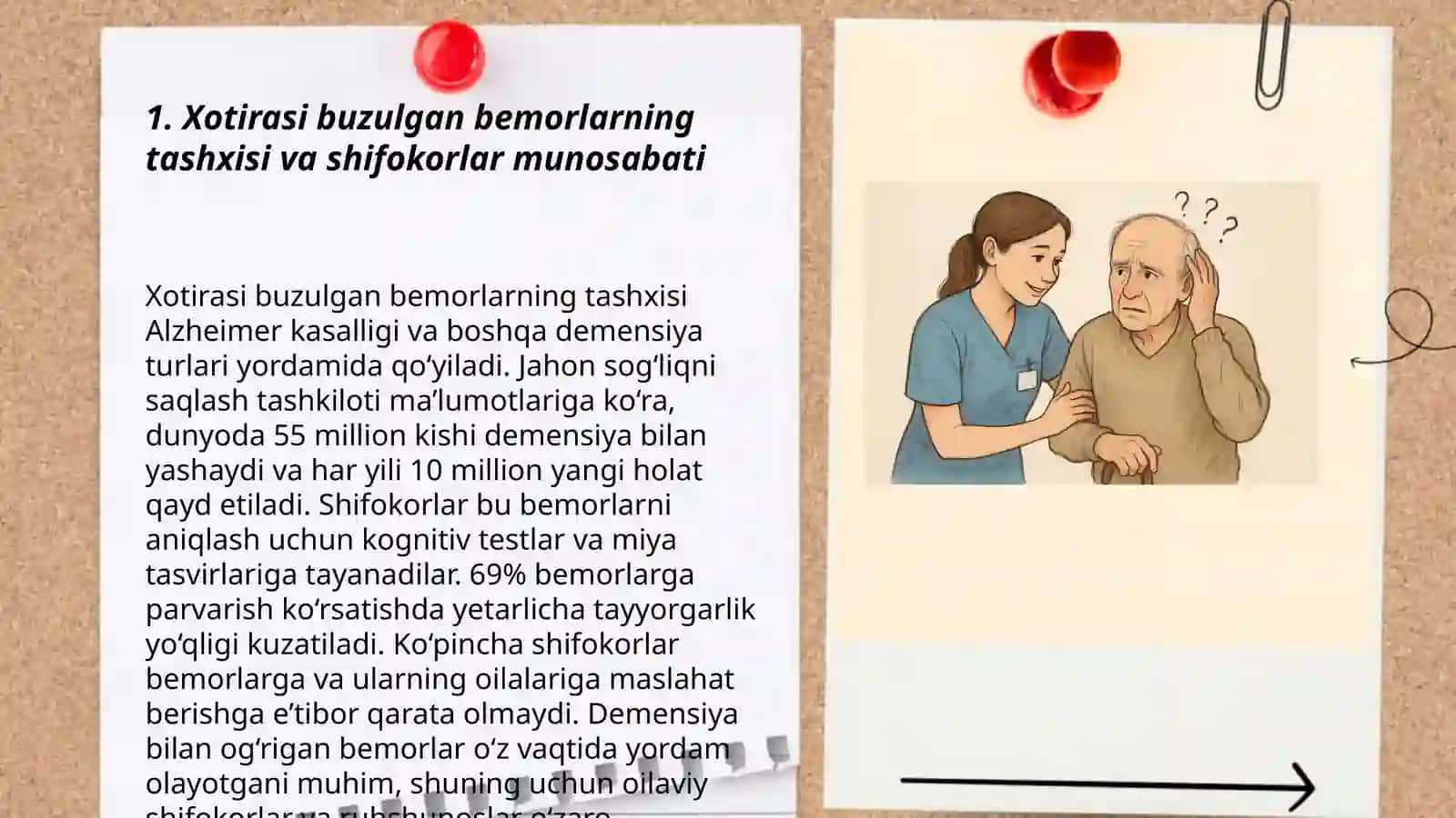 Xotirasi buzulgan bemorlarga tibbiyot xodimlarining munosabatlari 3