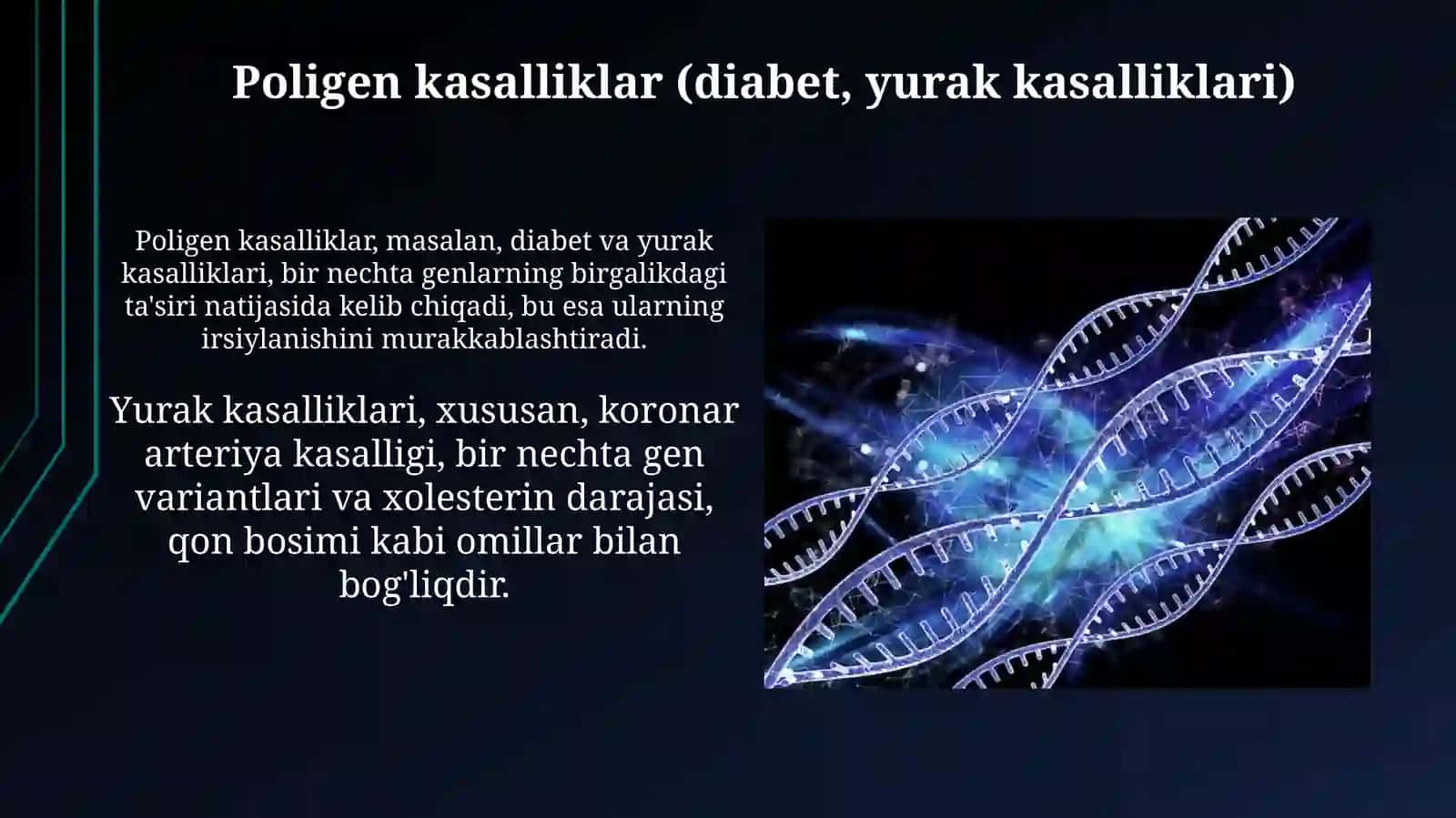 Tibbiy biologiya va genitika fanidan odam genitikasi va tibbiy genitika 3