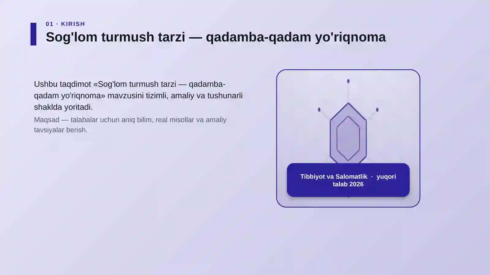 Sog'lom turmush tarzi — qadamba-qadam yo'riqnoma 3