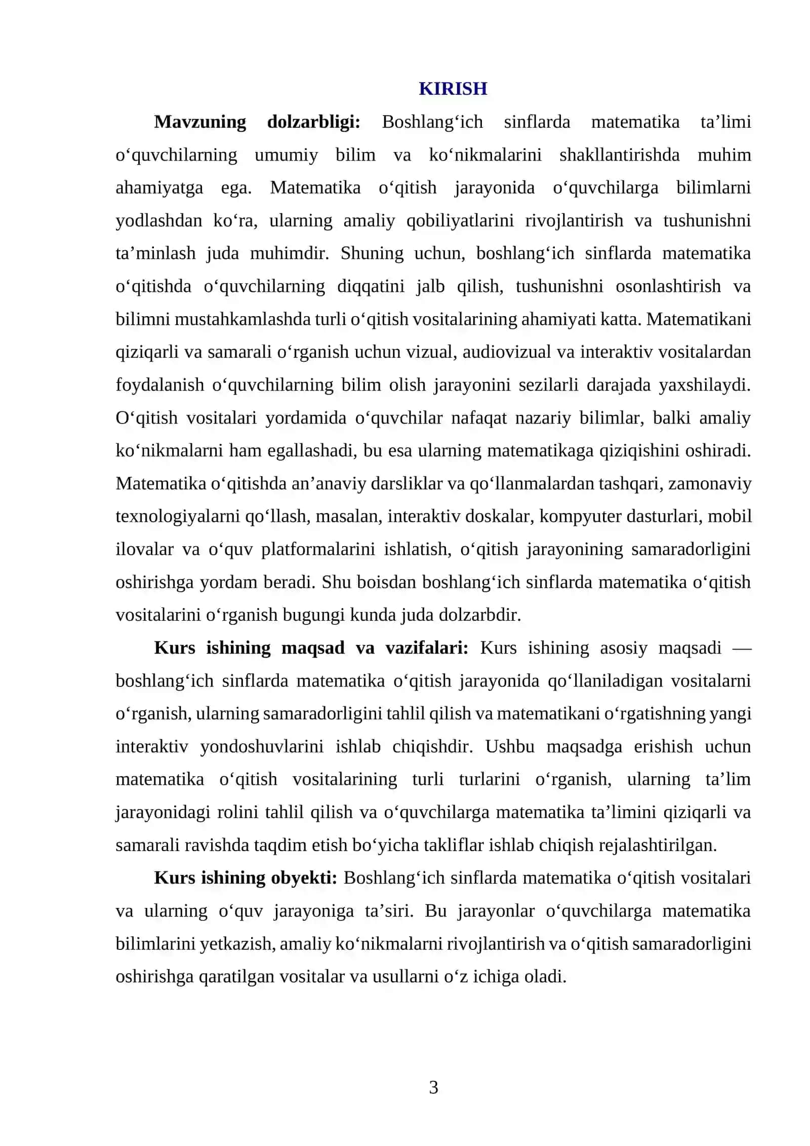 BOSHLANG‘ICH SINFLARDA MATEMATIKA OʻQITISH VOSITALARI 3