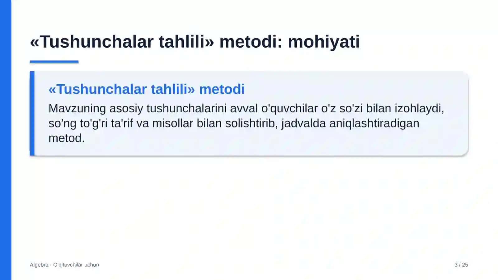 algebra darslarida tushunchalar tahlili metodidan foydalanish 3700 3
