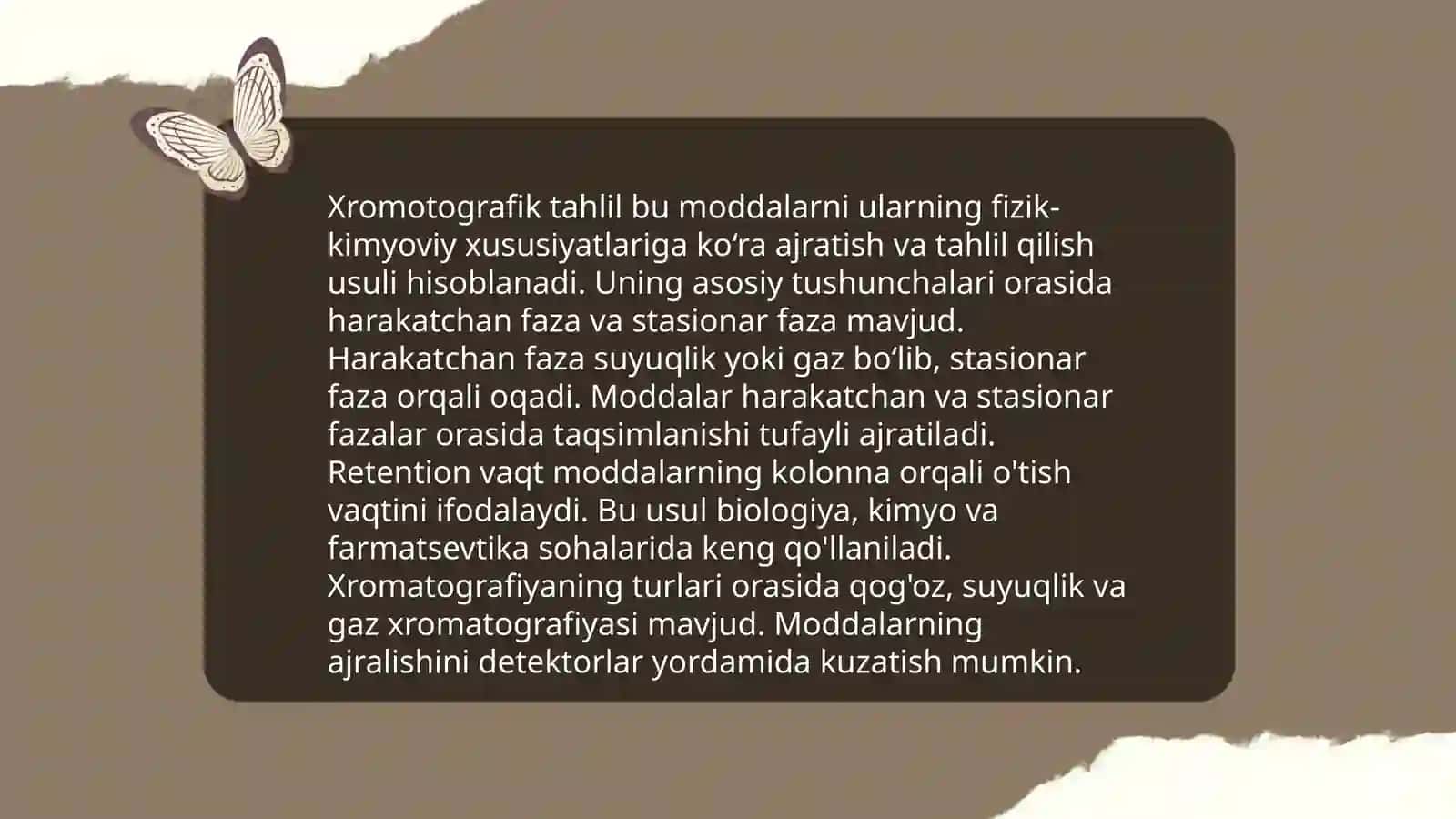 Xromotografik tahlil usullari va ularning tibbiyotdagi ahamiyati 3
