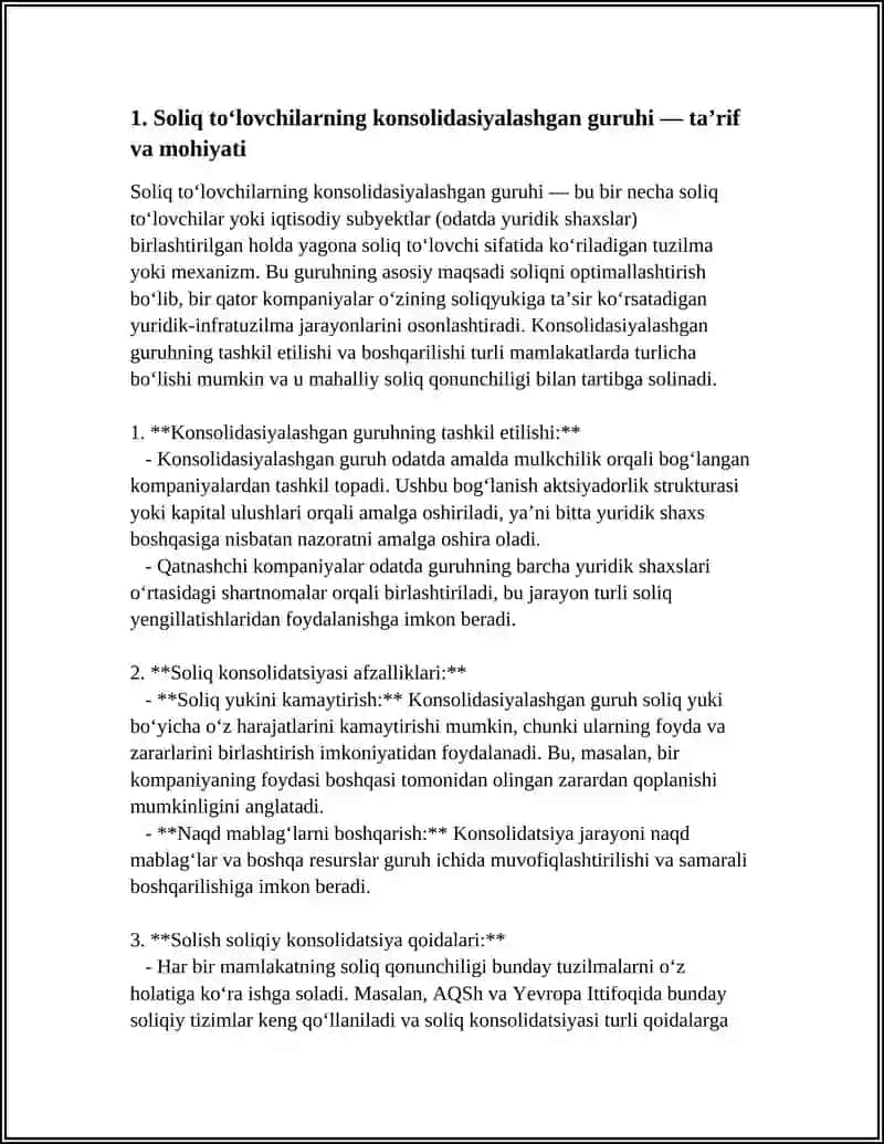 Konsolidasiyalashgan guruh 3