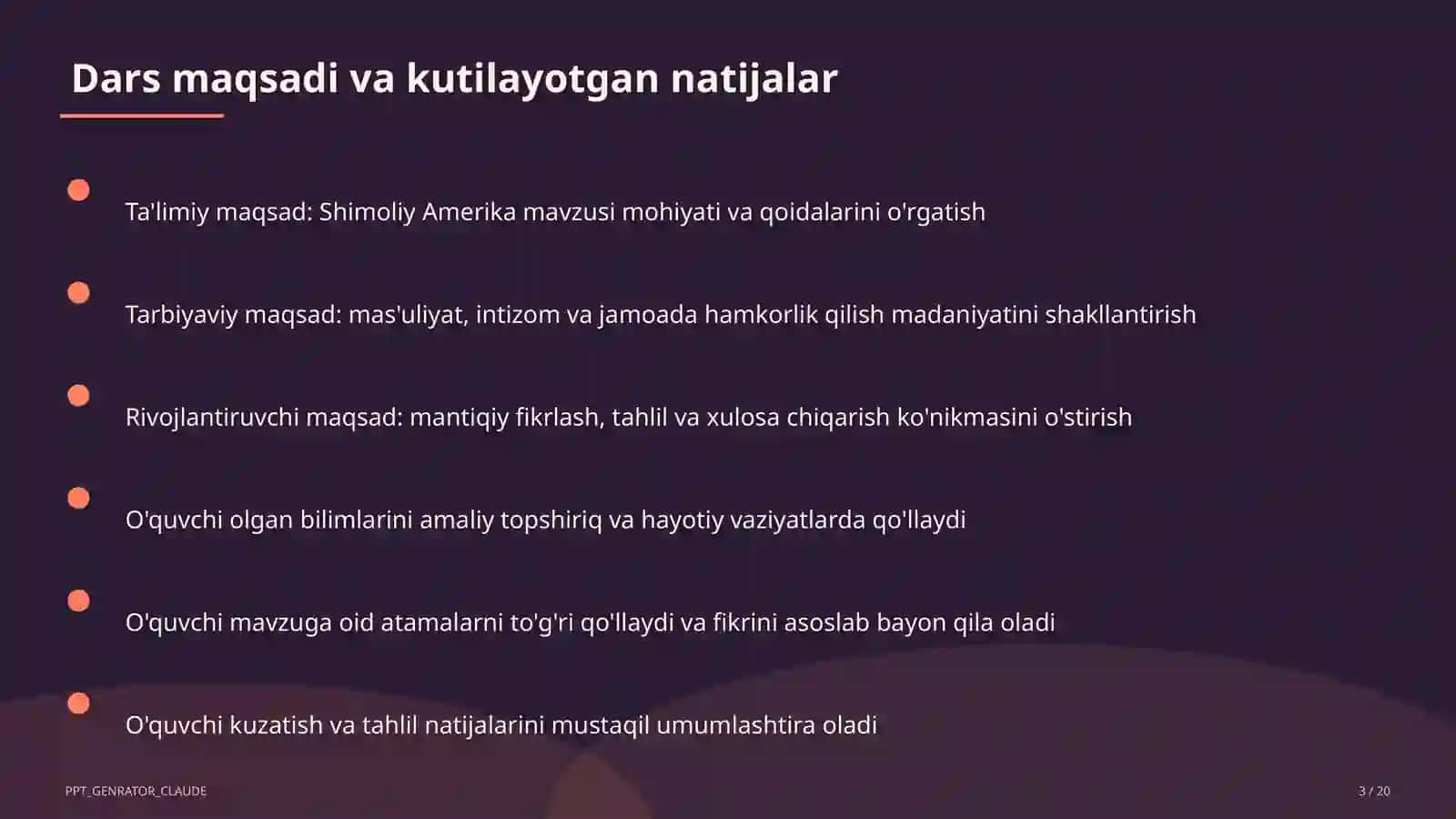 Shimoliy Amerika (7-sinf) 3