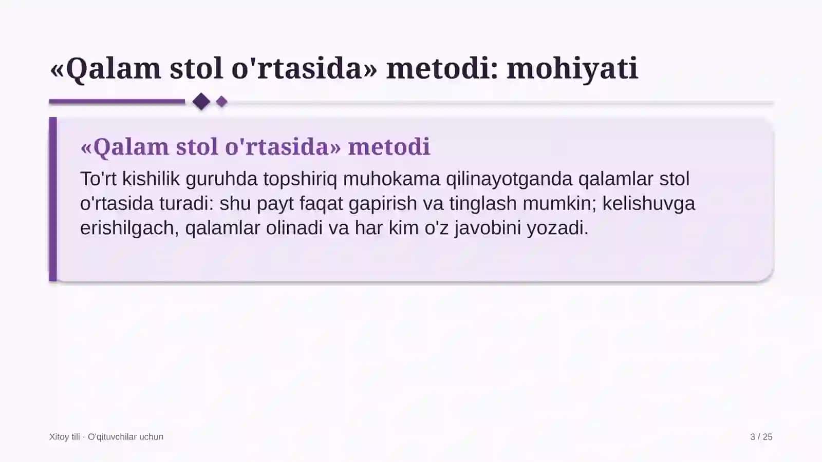 xitoy tili darslarida qalam stol o'rtasida metodidan foydalanish 3176 3