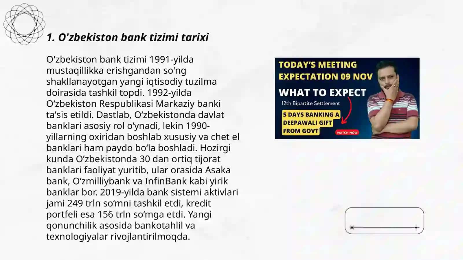 O'zbekiston bank tizimi tarixi 3