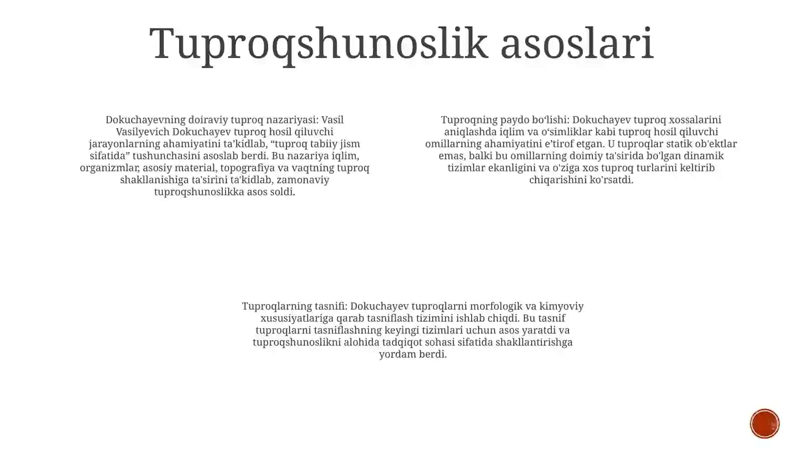 V.V.Dokuchayev Tuproqshunoslik Va TuproqlarGeografiyasiningAsoschisi 3