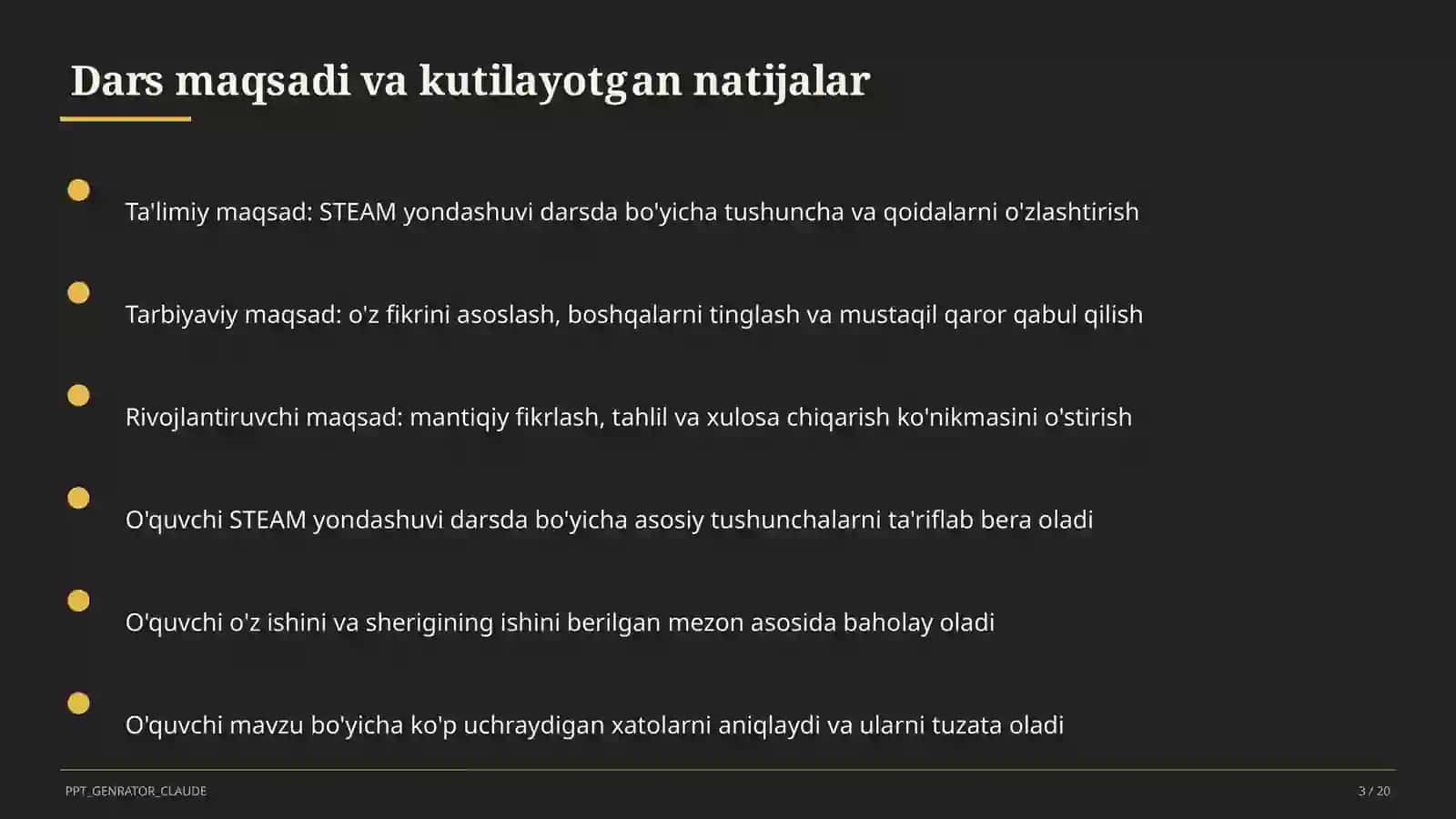 STEAM yondashuvi darsda 3