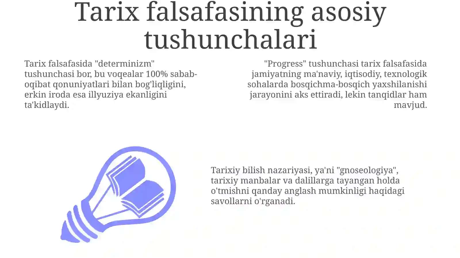 Tarix falsafasi, madaniyat va sivilizatsiya 3