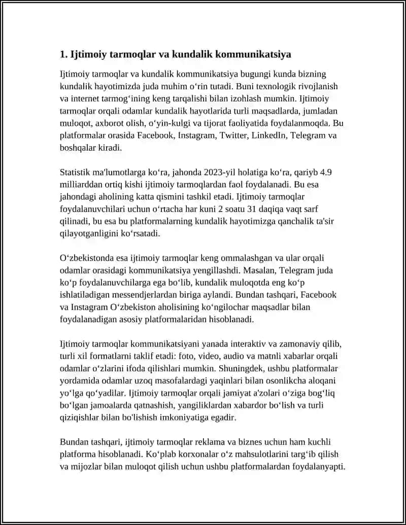 MEDIA TEXNOLOGIYALAR KUNDALIK HAYOTDA 3