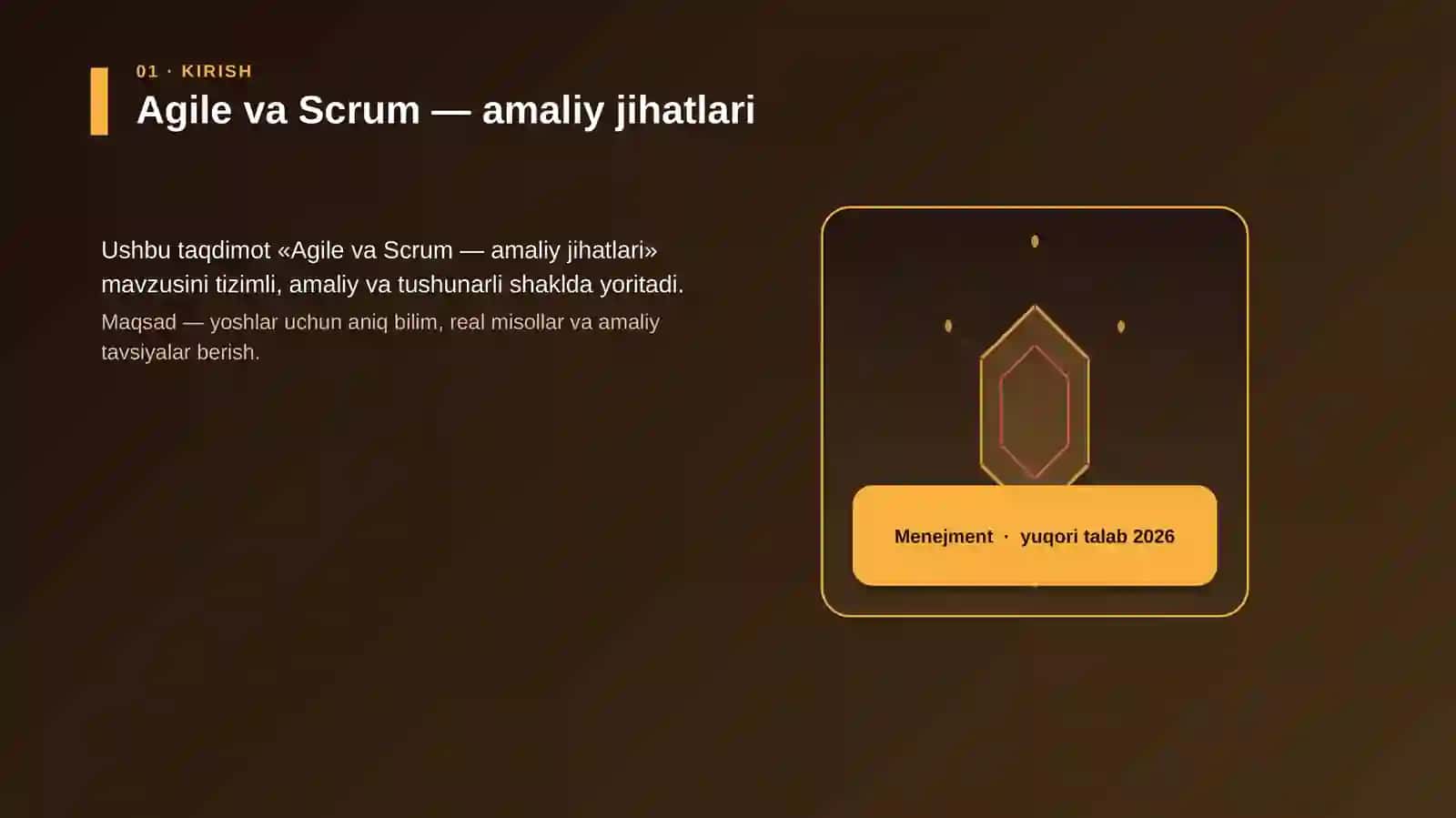 Agile va Scrum — amaliy jihatlari 3