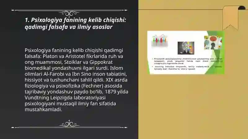Psixologiya fanining taraqqiyoti tarixi 3
