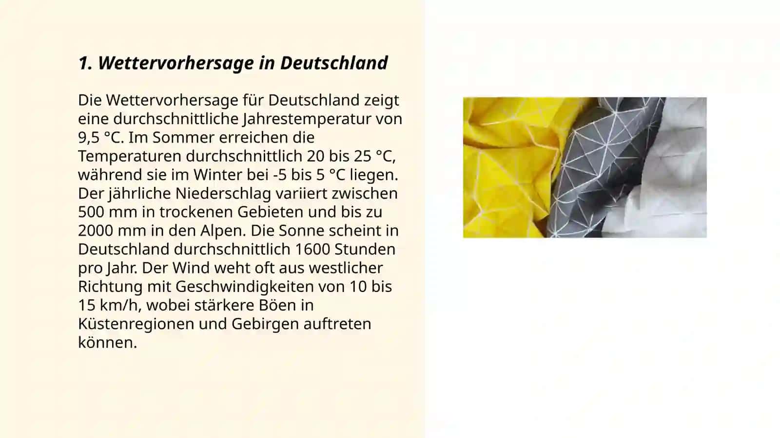 Wettervorhersage in Deutschland 3