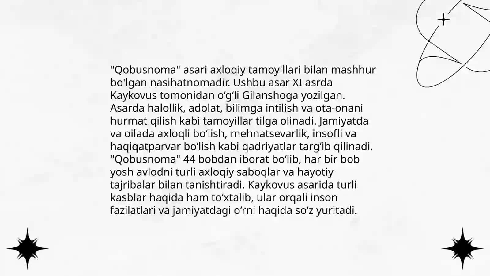 Qobusnoma, Siyosatnoma 3