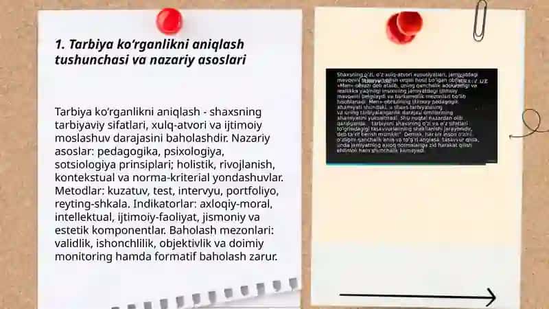 Tarbiya ko‘rganlikni aniqlash tushunchasi va nazariy asoslari 3
