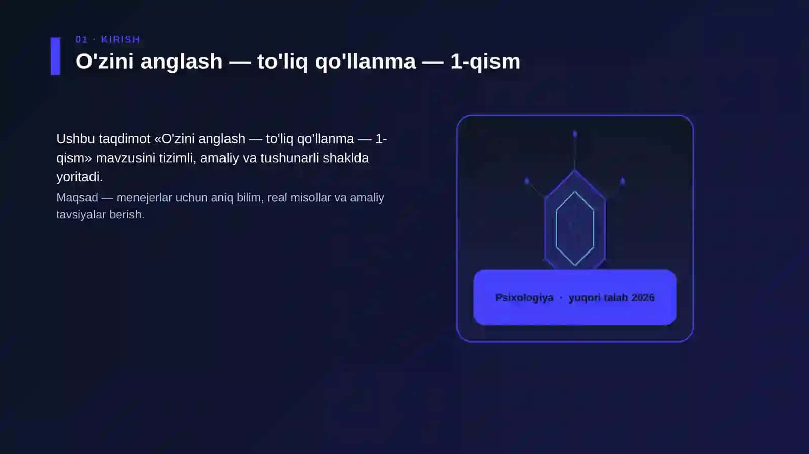 O'zini anglash — to'liq qo'llanma — 1-qism 3