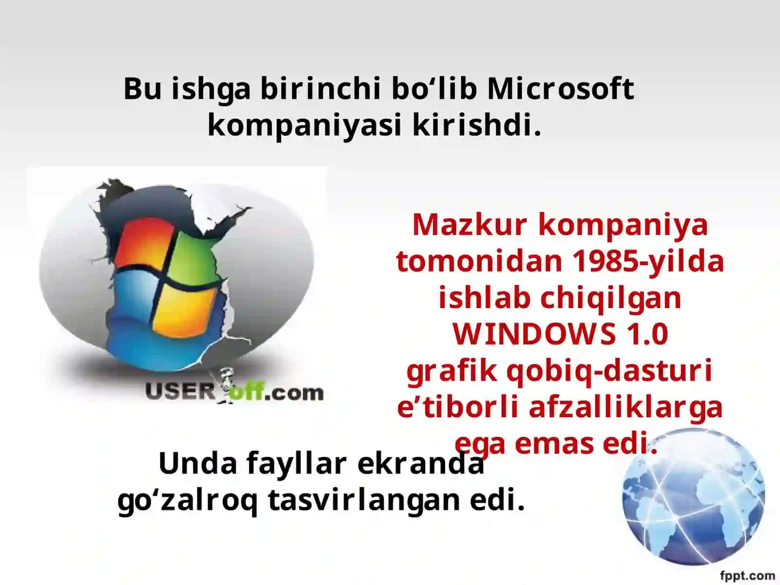 Windows operatsion sistemasi 3