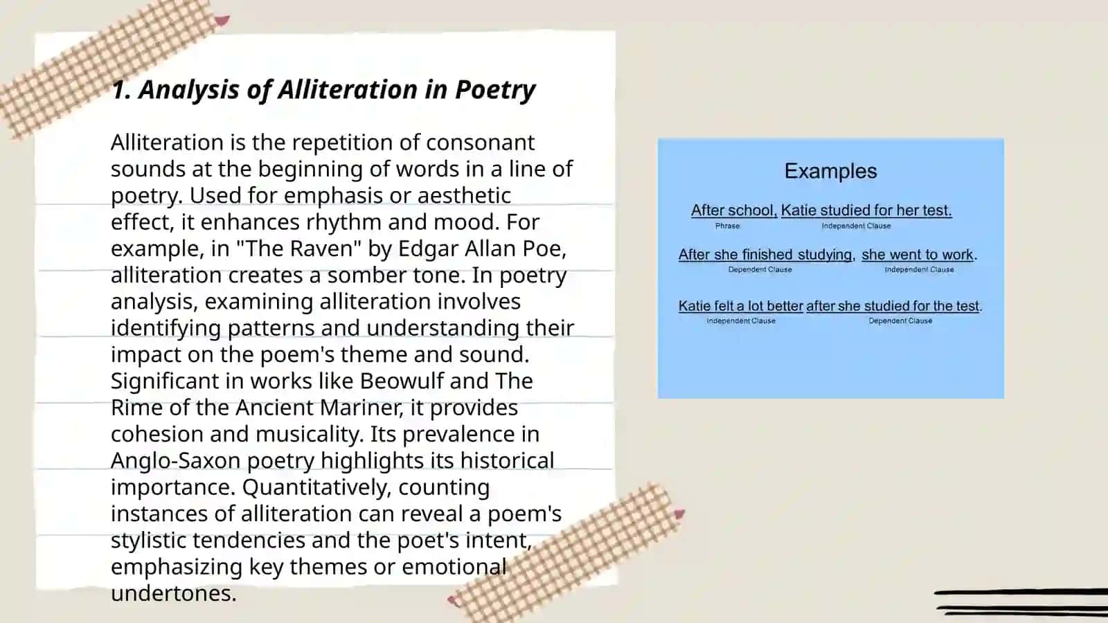 Practical examples of stylistic analysis 3