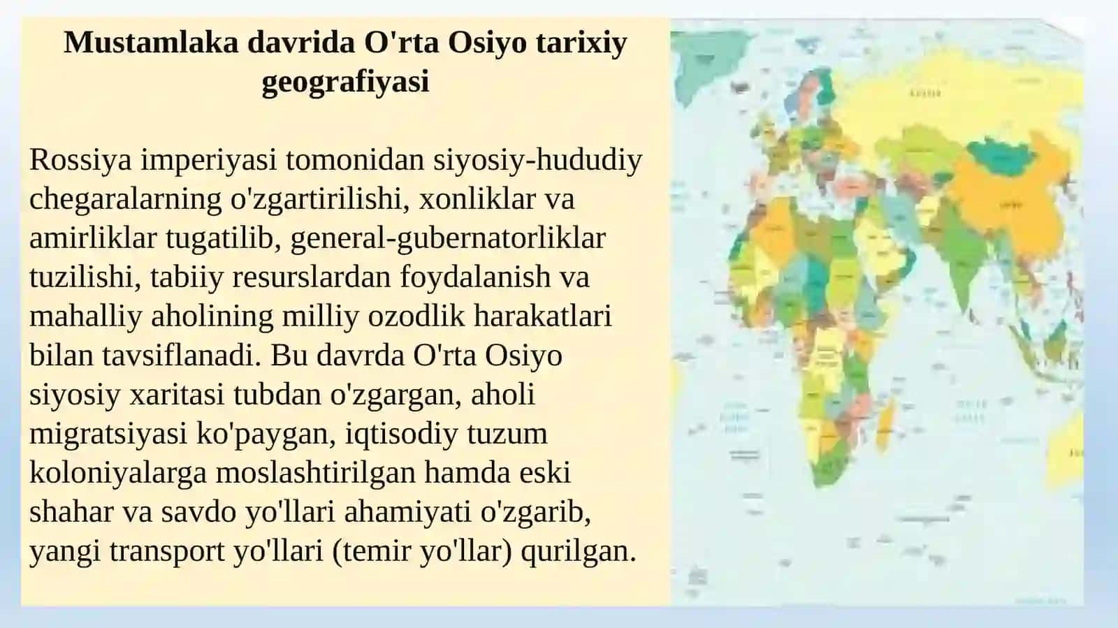Mustamlaka davridagi O'rta osiyo tarixiy geografiyasi 3