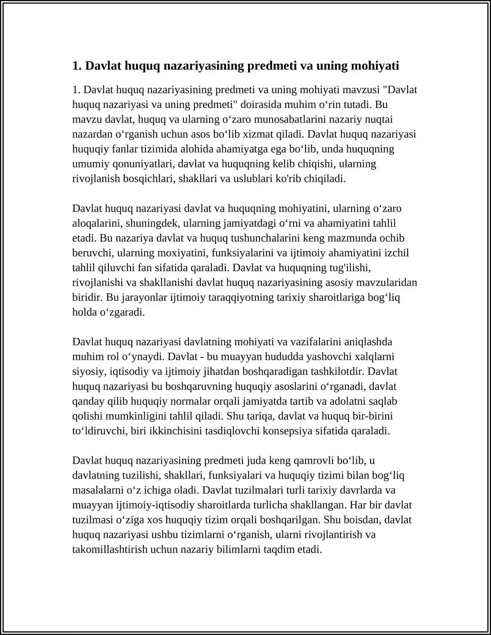 DAVLAT HUQUQ NAZARIYASI VA USING PREDMETI 3