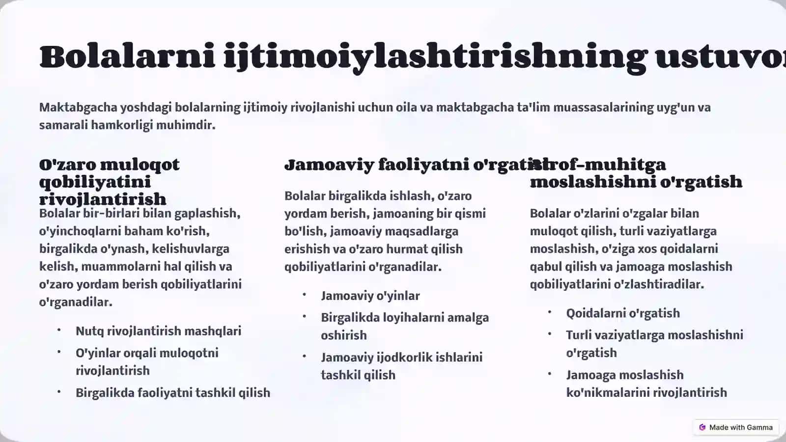 Maktabgacha yoshdagi bolalarning ijtimoiy rivojlanishi 3