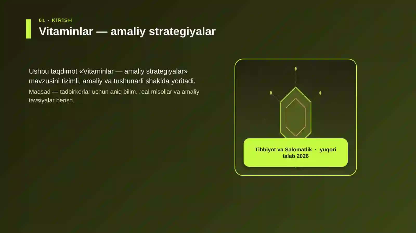 Vitaminlar — amaliy strategiyalar 3