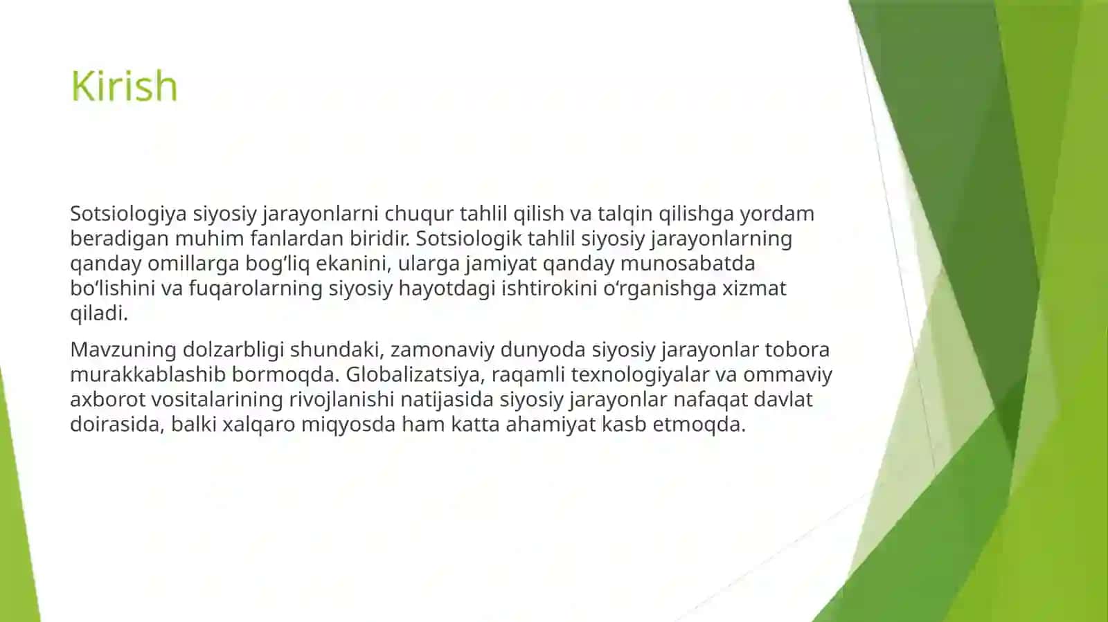 Siyosiy jarayonlar sotsiolog nuqtai nazarida tahlil va talqin 3