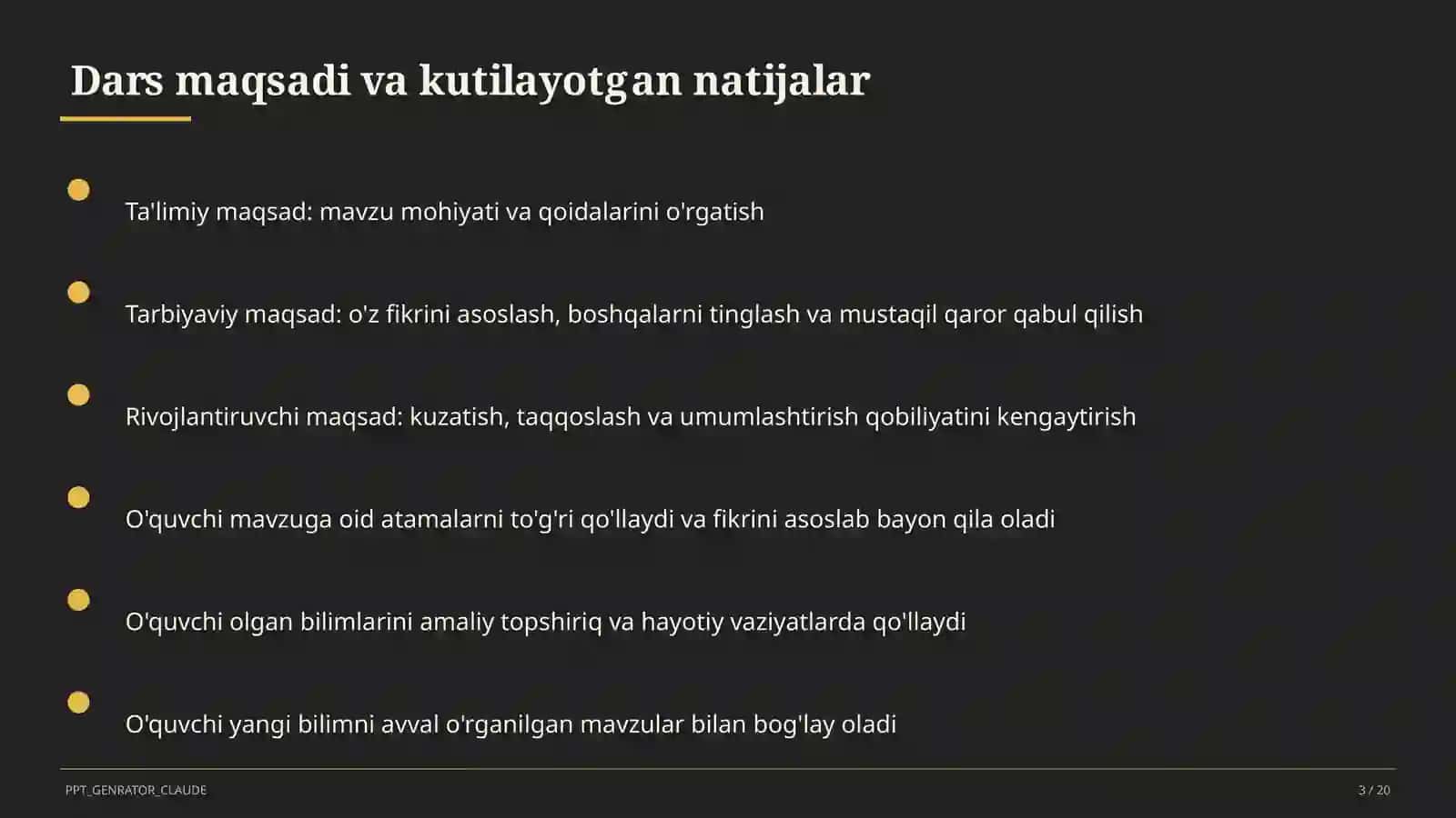Boshlang'ich sinf: Ona tili va o'qish (1– 4) — o'qituvchilar uchun 3