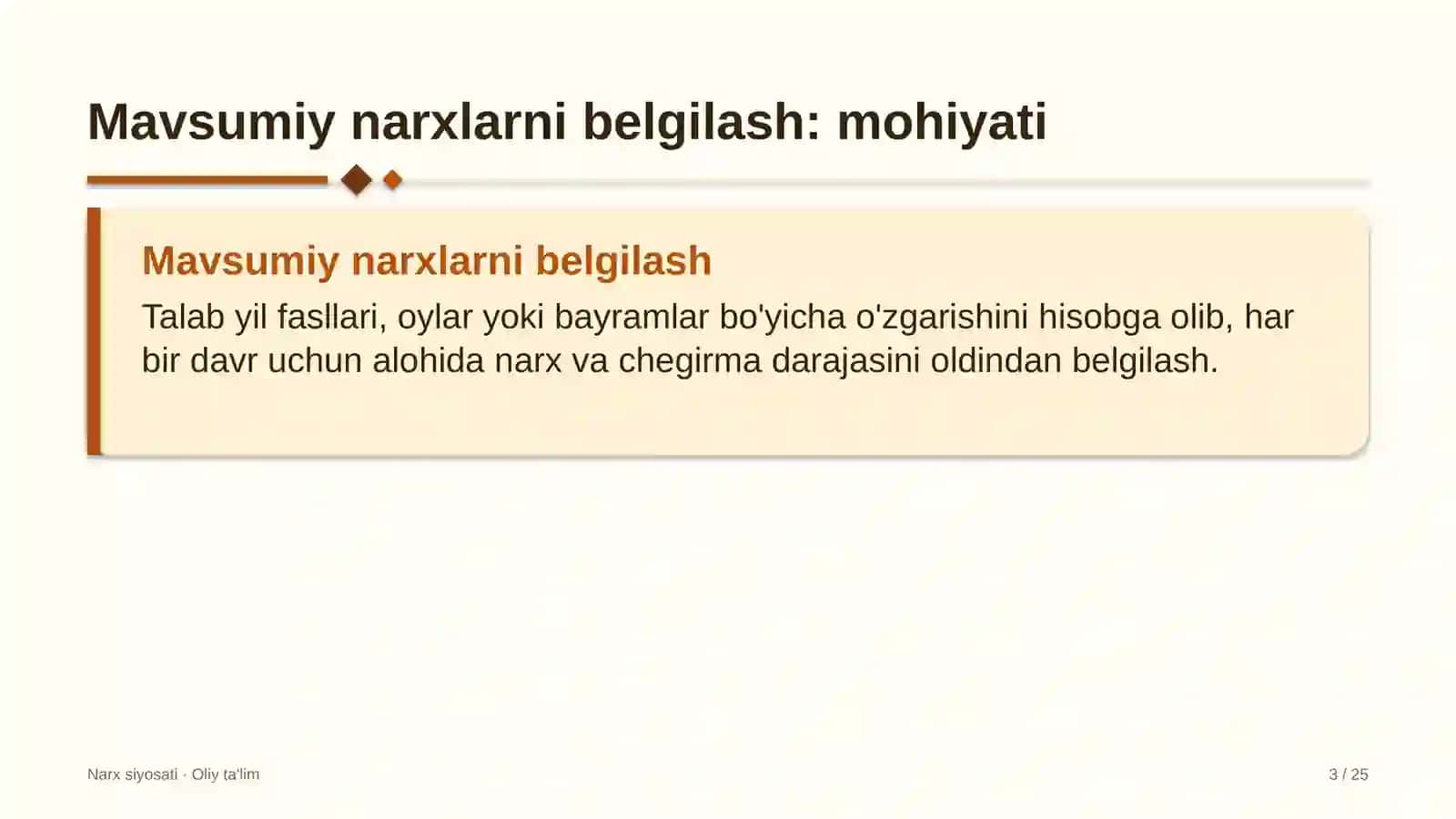 Avtomobil yuvish shoxobchalarida mavsumiy narxlarni belgilash 3