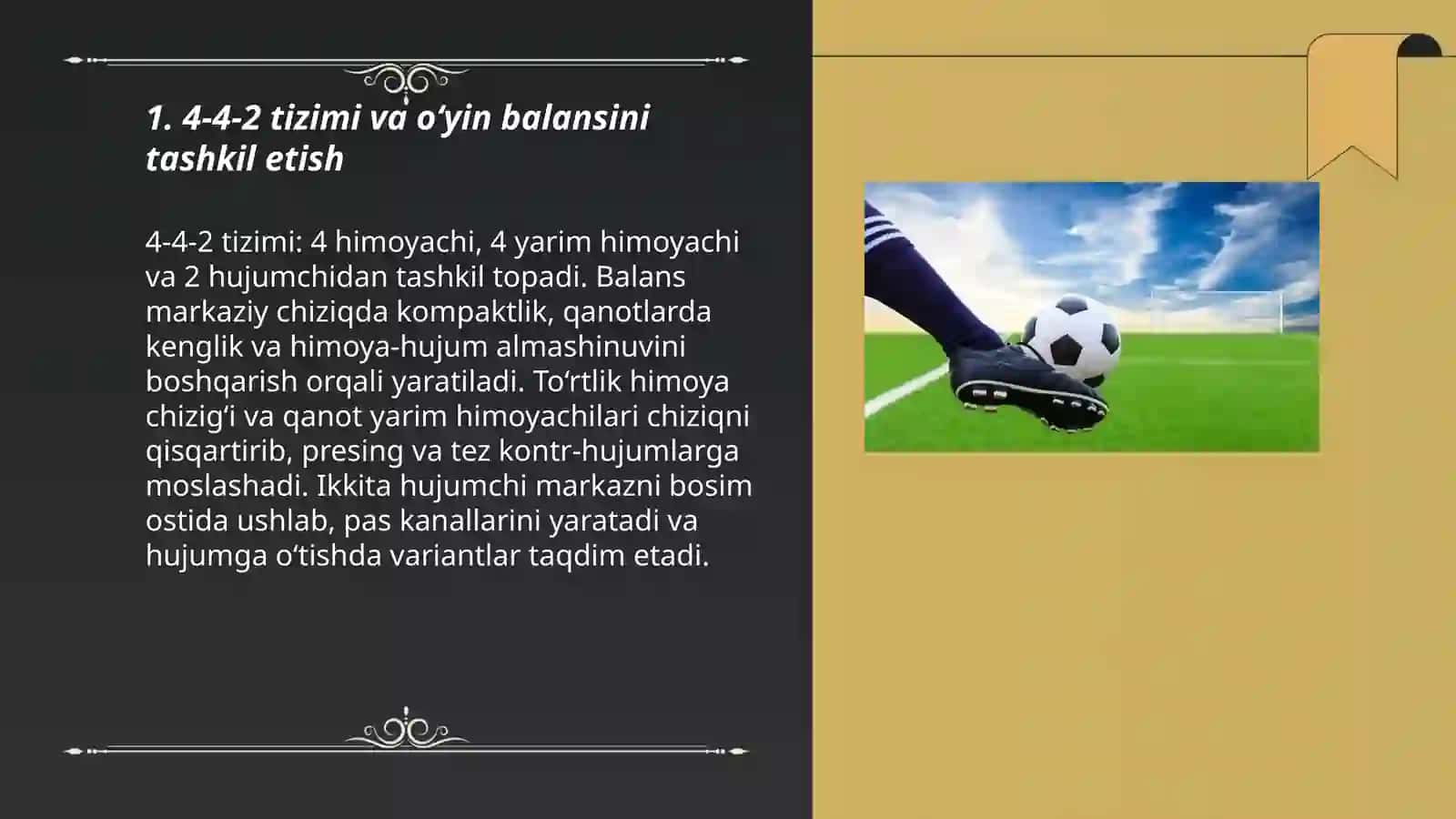 Futbolda o‘yin tizimi va taktikasi 3
