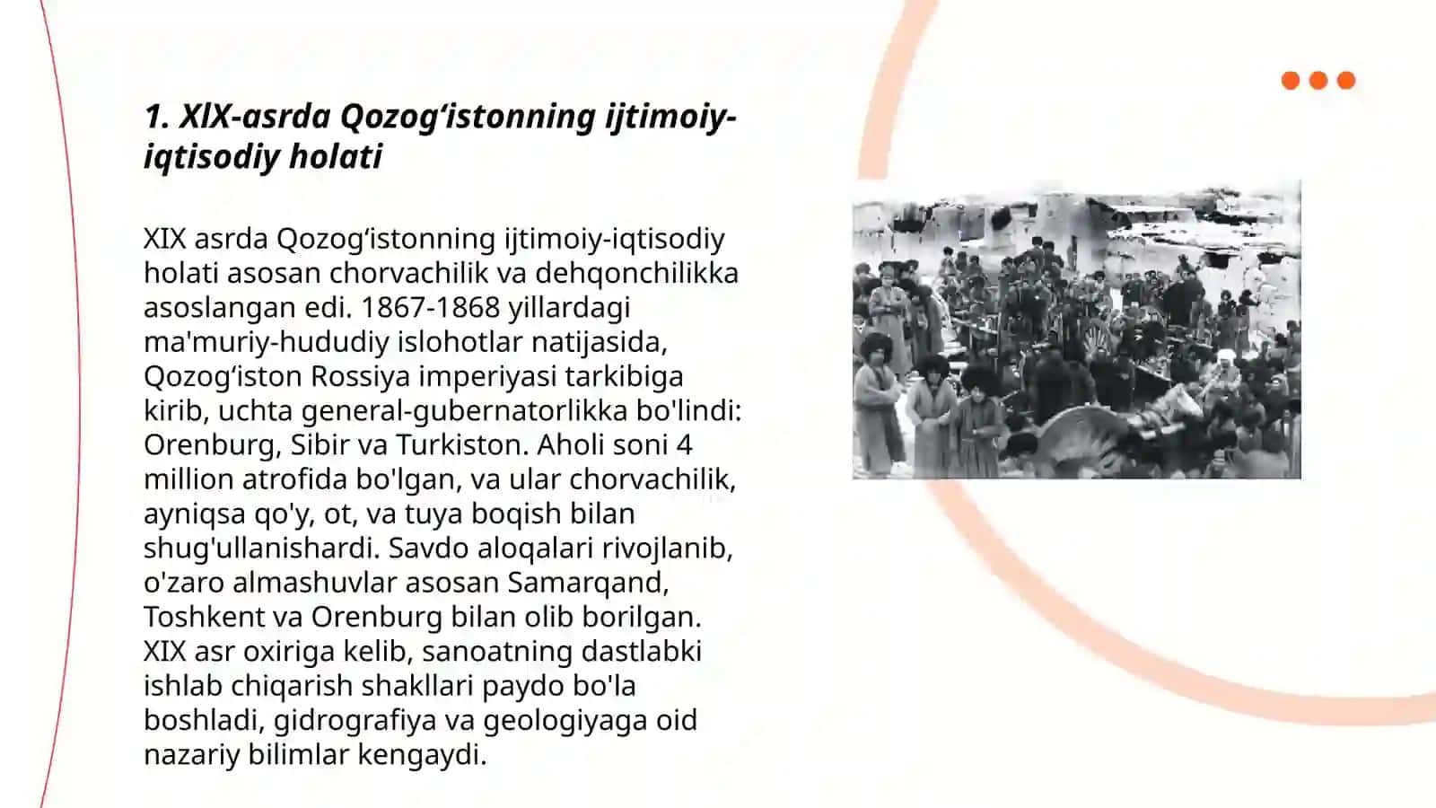 XlX-asrda Qozogʻistonning ijtimoiy-iqtisodiy holati 3