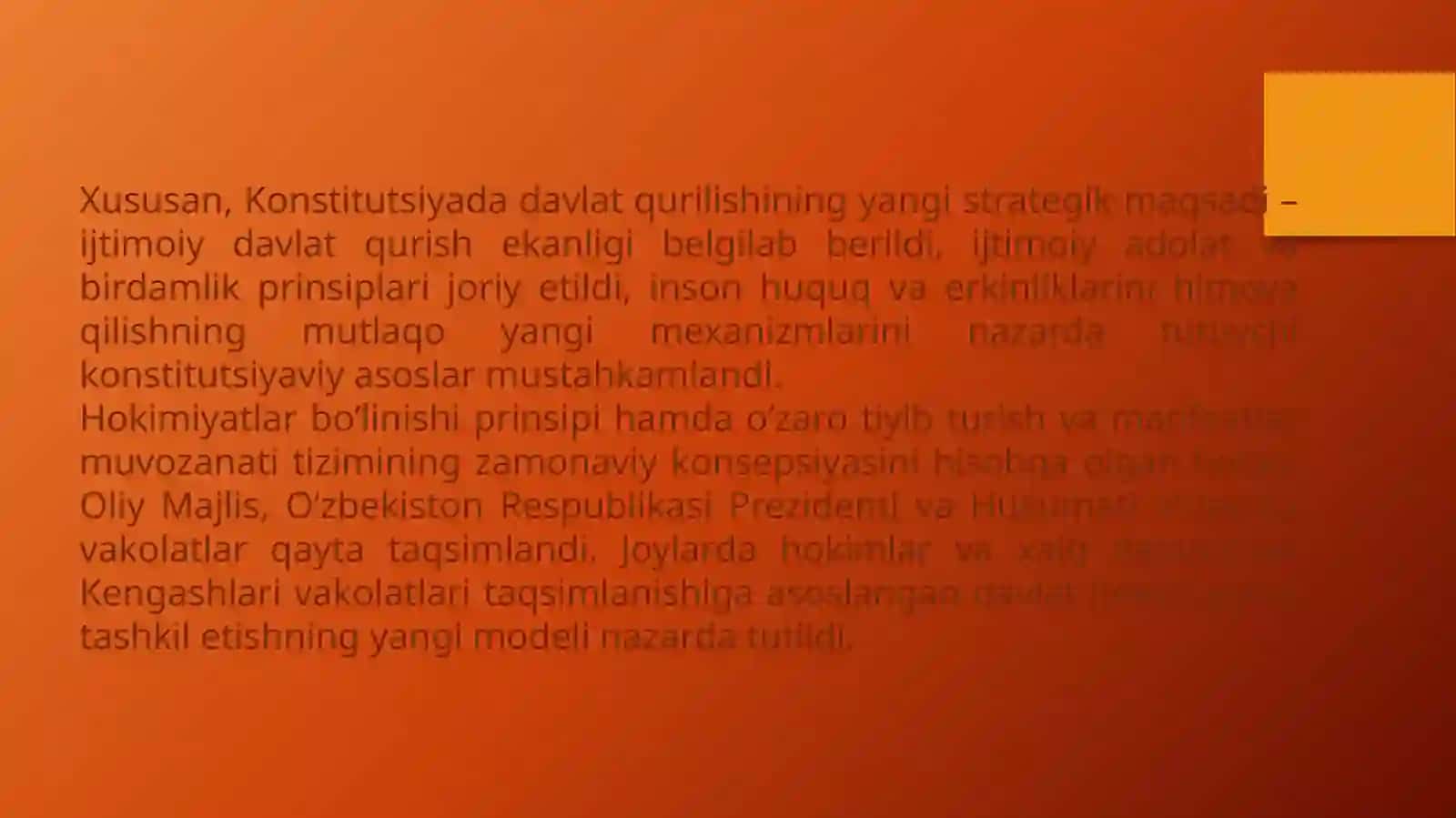 Yangitahrirdagi O‘zbekiston Respublikasi Konstitutsiyasifanining maqsadi va vazifalari 3
