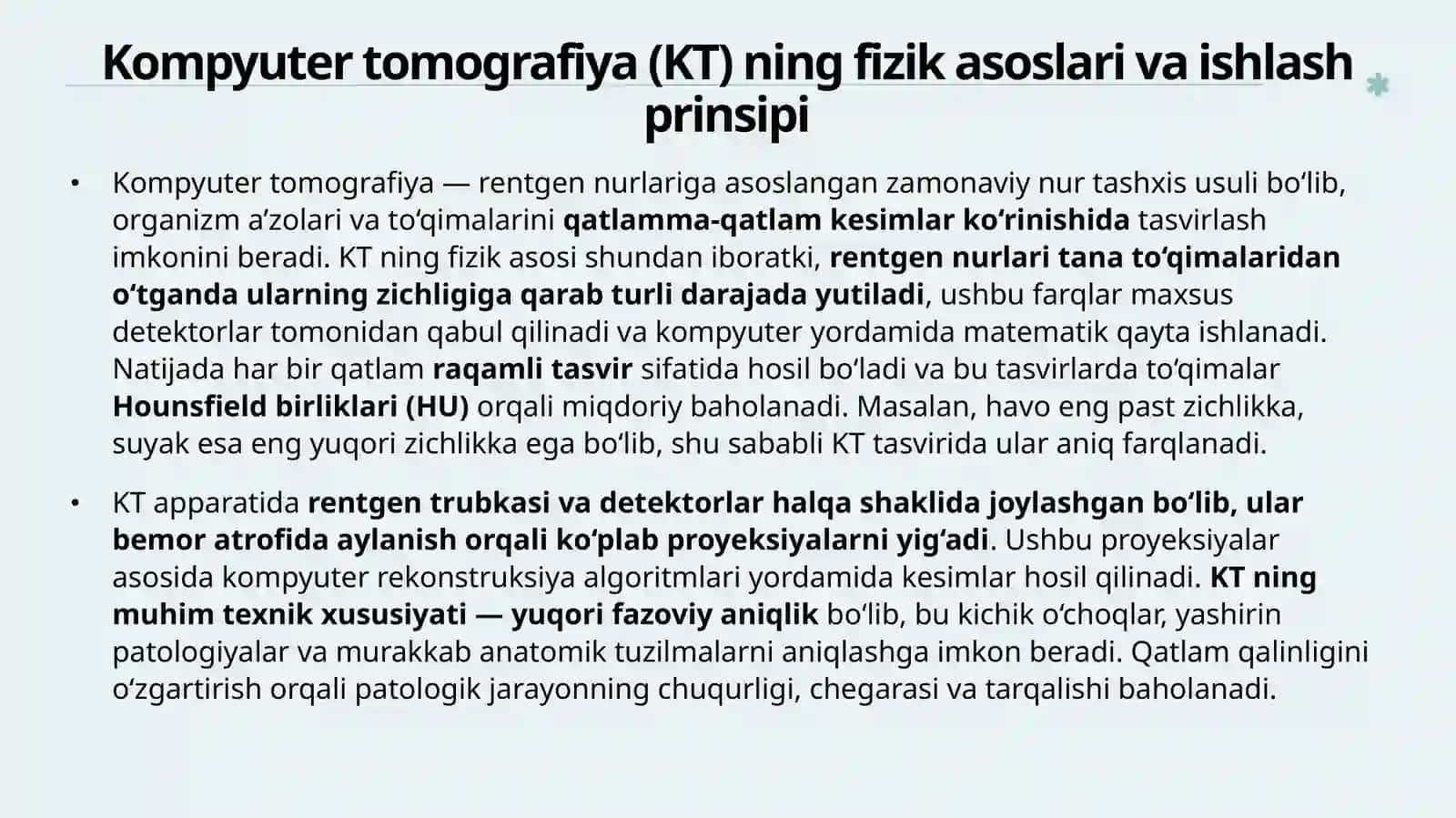 Kompyutertomografiya(KT)ningfizikasoslarivaishlashprinsipi 3