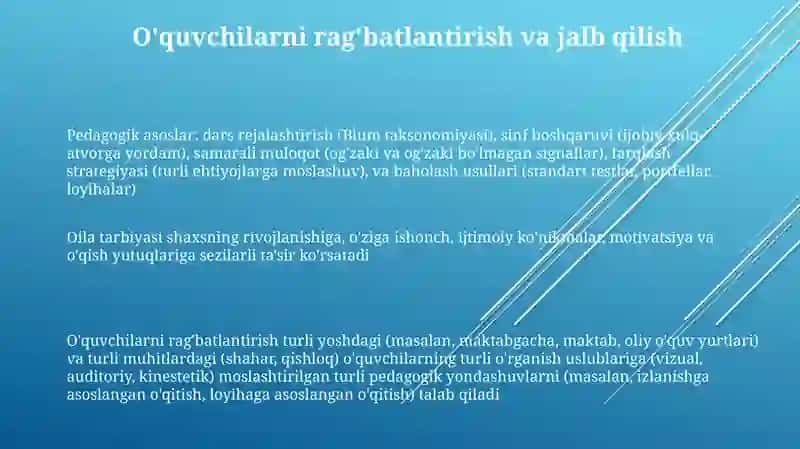 Pedagogik mahorat asoslari va tarkibiy qismlari 3