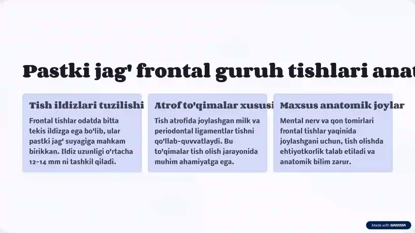 Bemоrdа pаstki jаg’ frоntаl guruh tishlаrini оlish texnikаsi. Omburlarni qo’llashno o’rganish Bemоrdа pаstki jаg’ kichik оziq tishlаrini оlish texnikаsi. Omburlarni qo’llashno o’rganish Bemоrdа pаstki jаg’ kаttа оziq tishlаrini оlish texnikаsi. Omburlarni qo’llashno o’rganish.. 3