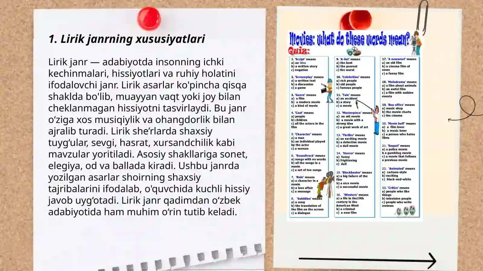 Lirik va dramatik tur janrlari 3