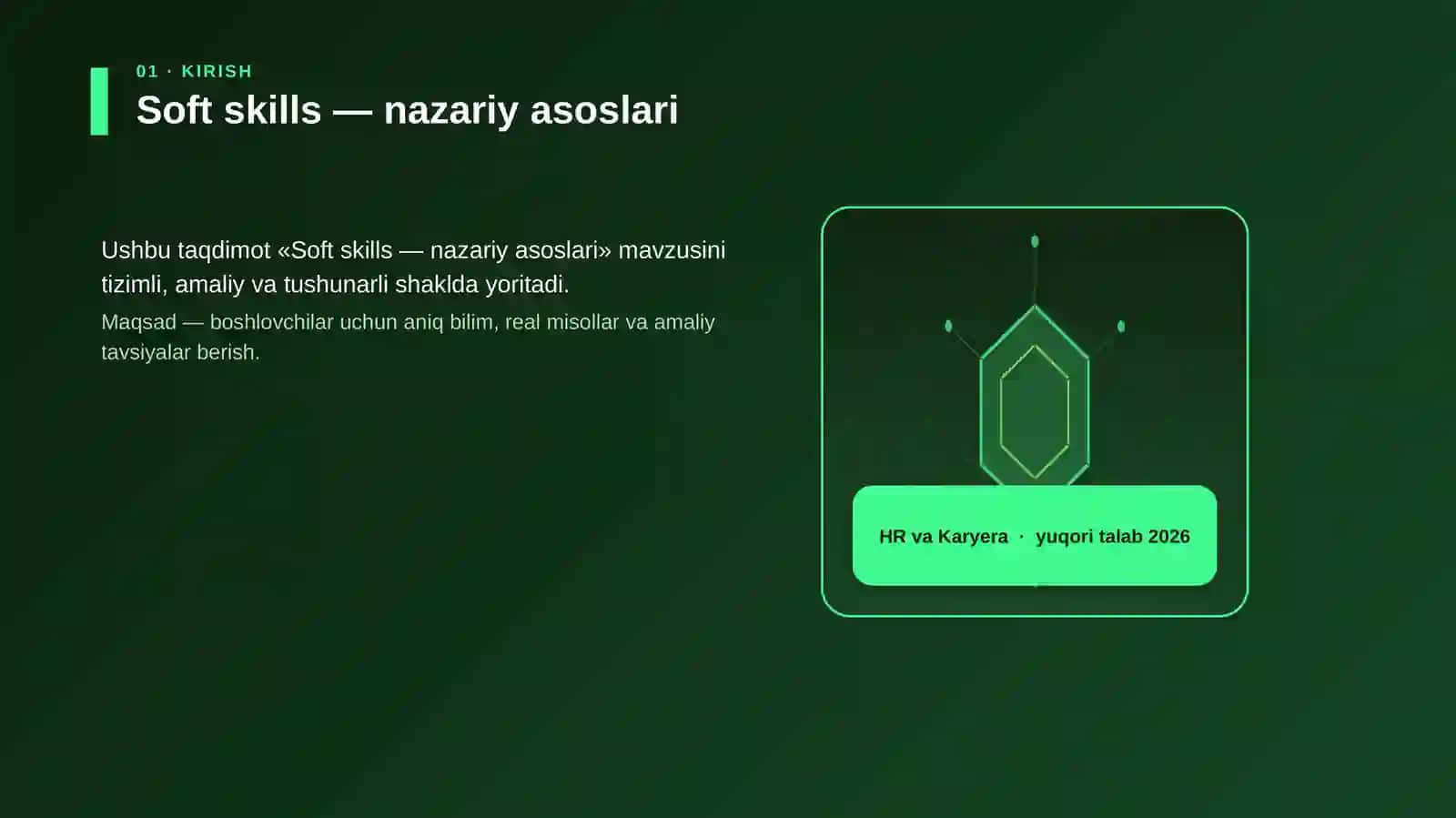 Soft skills — nazariy asoslari 3