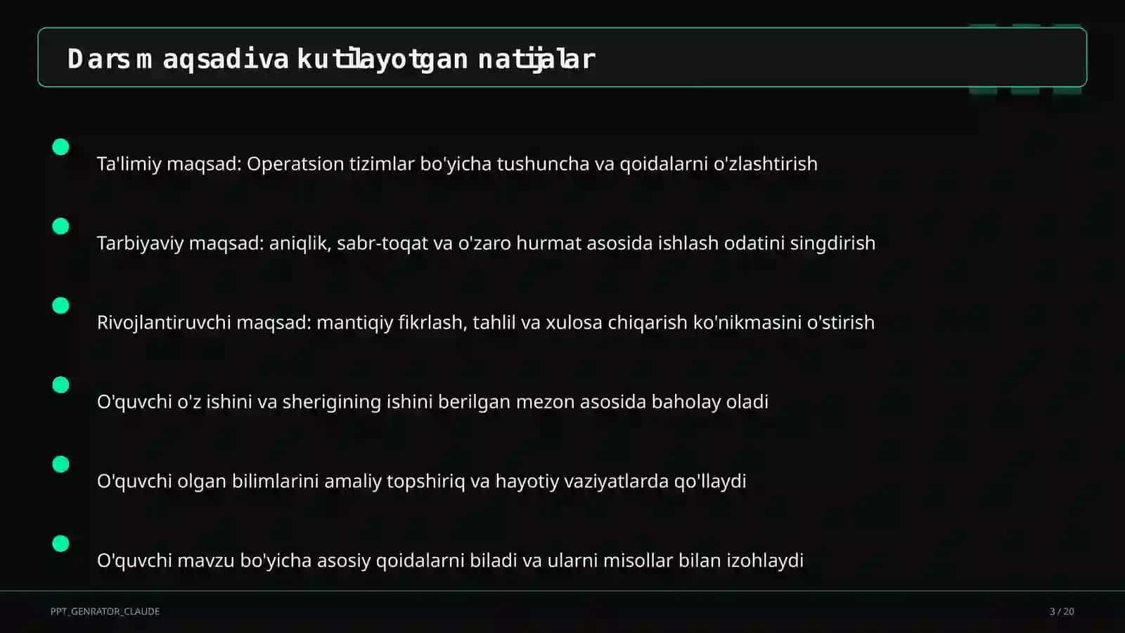 Operatsion tizimlar (6-sinf) 3