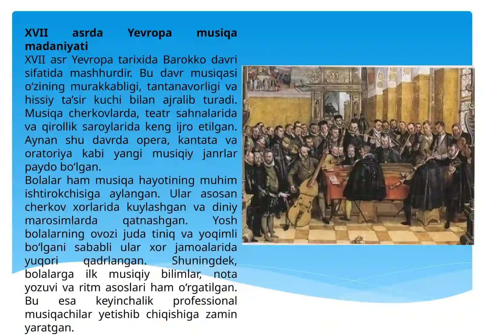 XVII–XVIII asrlarda xorij dabolari musiqasining rivojlanishi 3