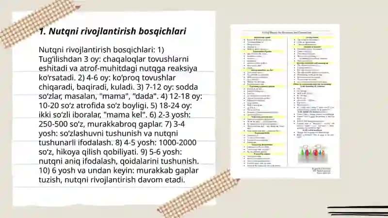 Nutqni rivojlantirish bosqichlari 3