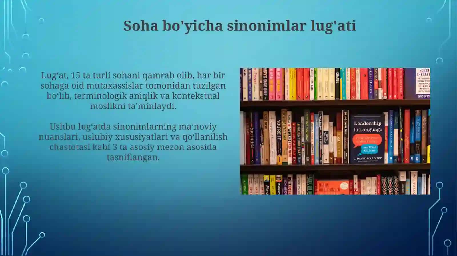 Sinonimlar lug'ati 3
