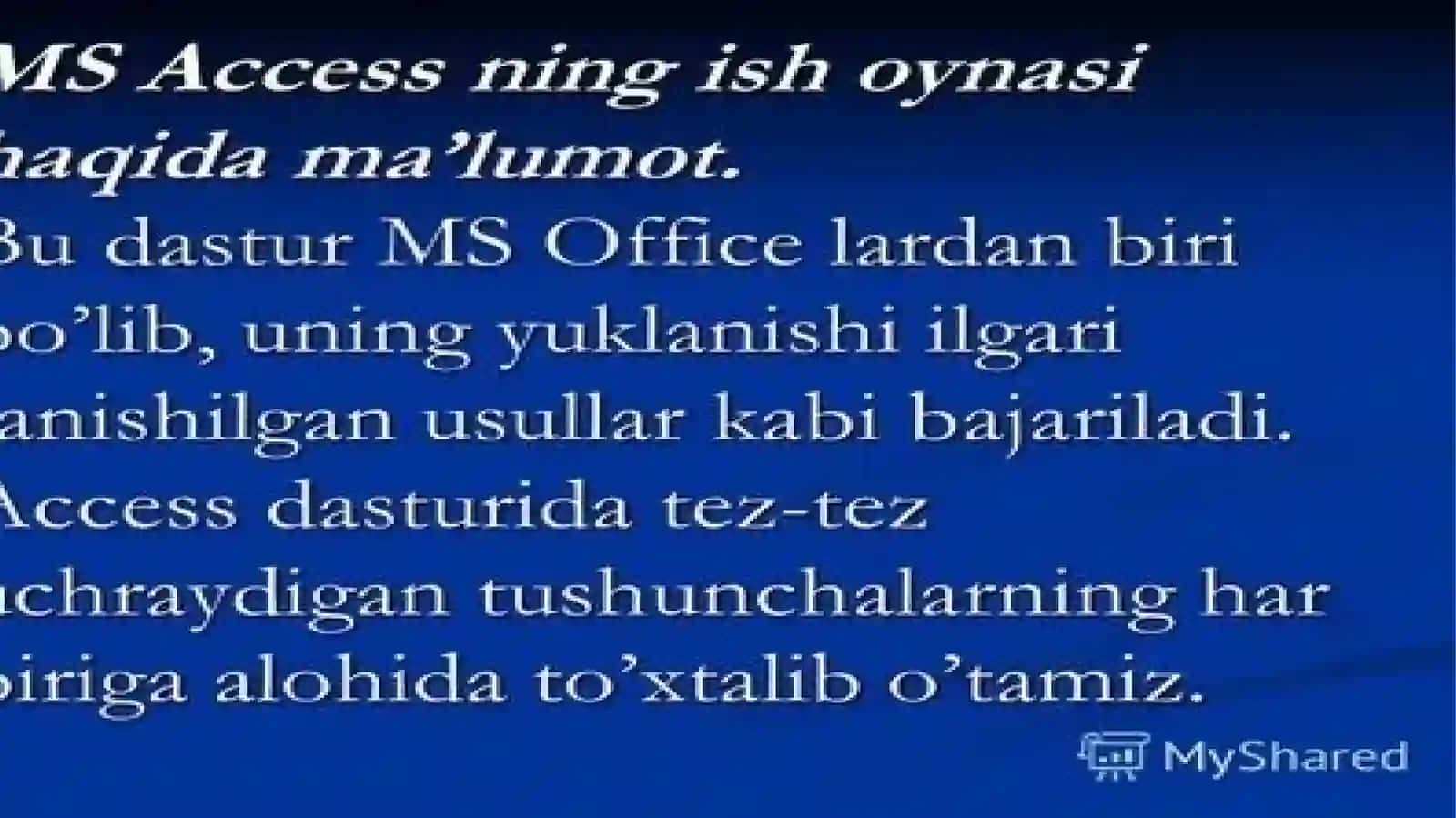 MCAccessning ishoynasi haqida ma’lumot 3