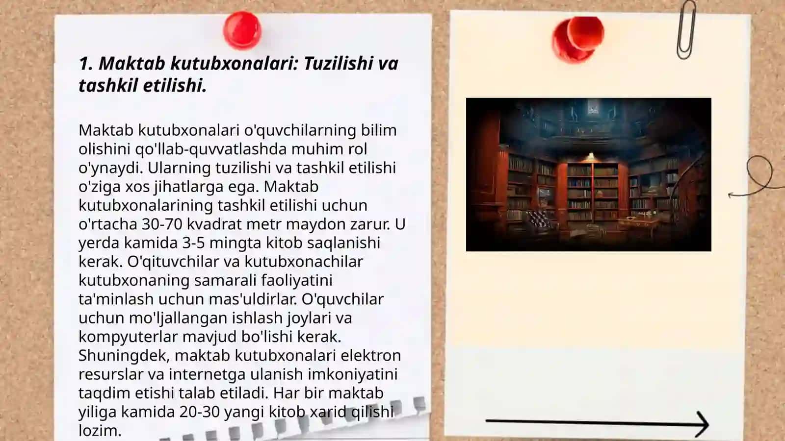 Maktab kutubxonalari: Tuzilishi va tashkil etilishi 3