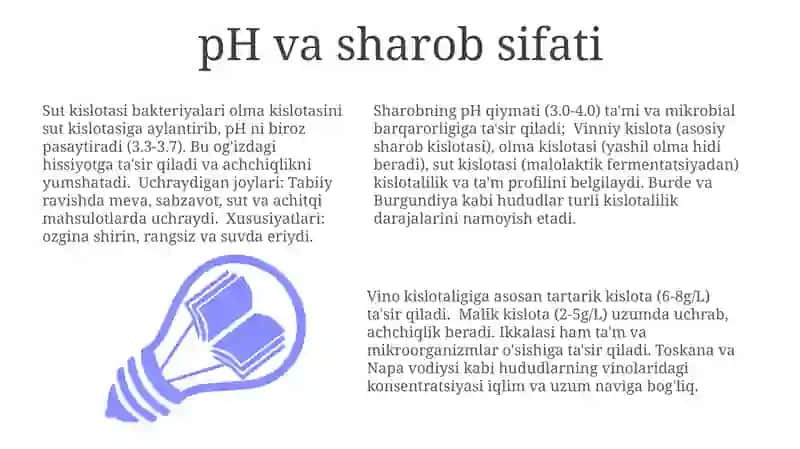 Vino kislotasi xossalari Sut kislotasi tabiatda uchrashi tuzilishi xossalari 3
