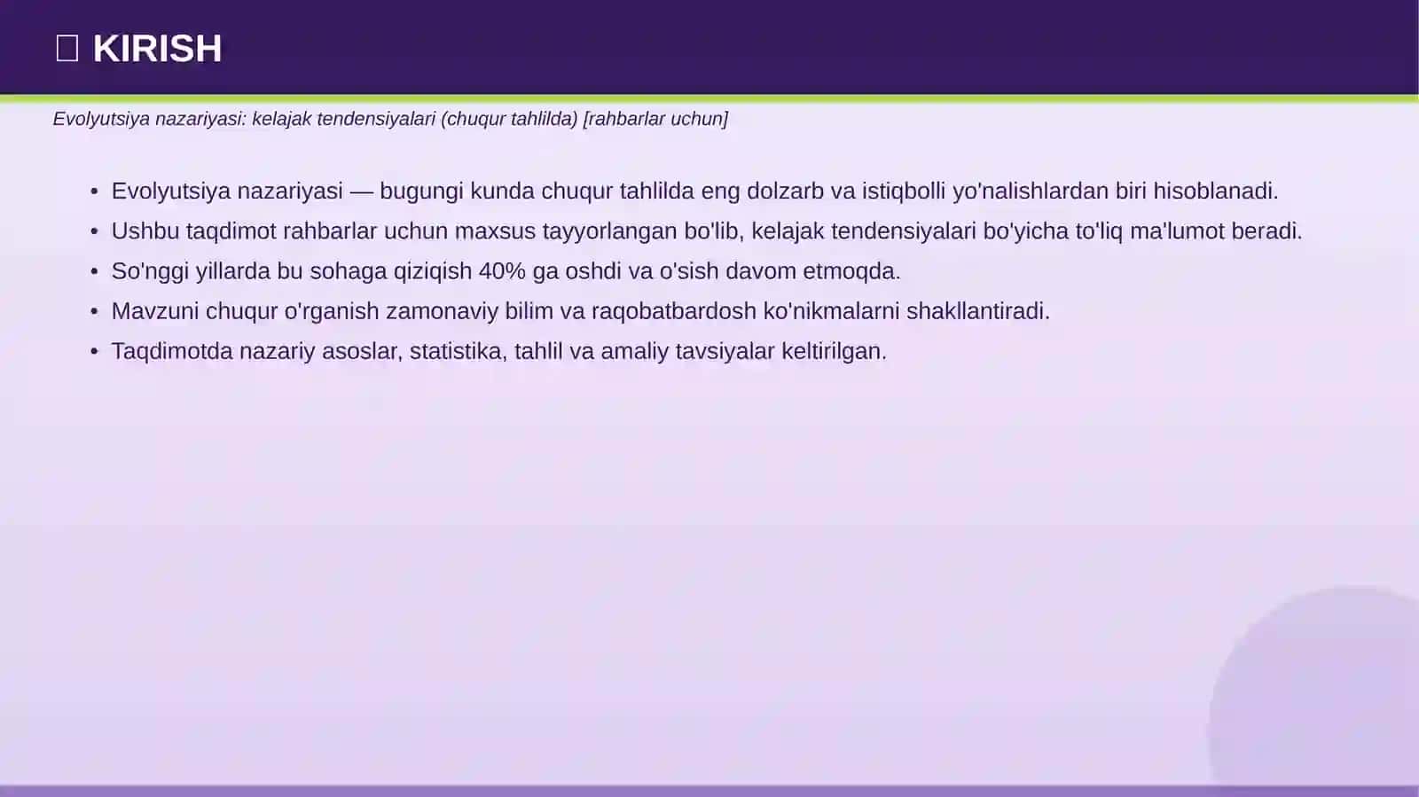 EVOLYUTSIYA NAZARIYASI 3