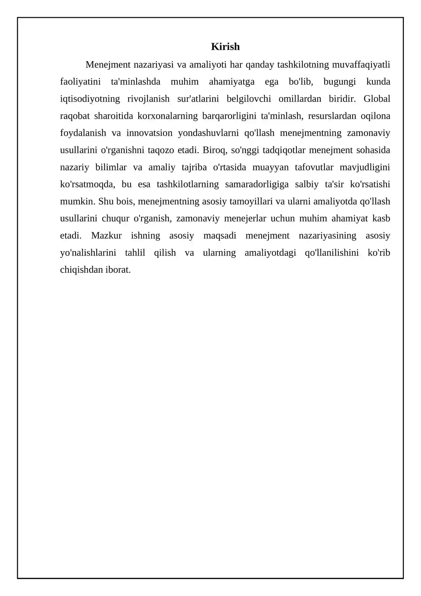Menejment nazariyadi va amaliyoti 3