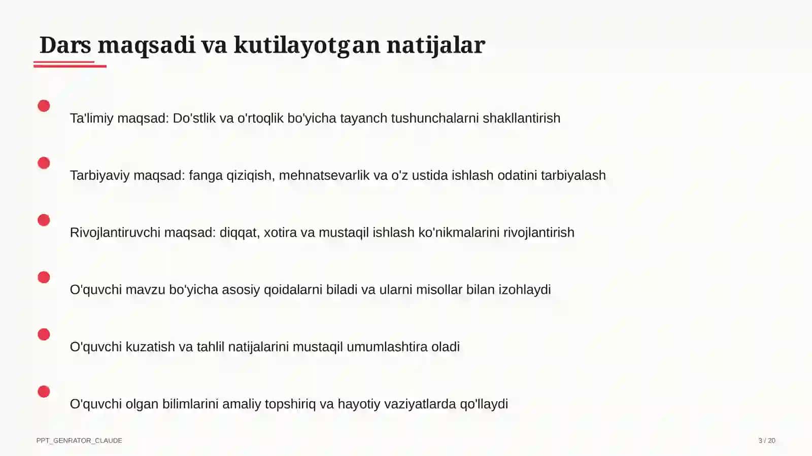 Do'stlik va o'rtoqlik (2-sinf) 3
